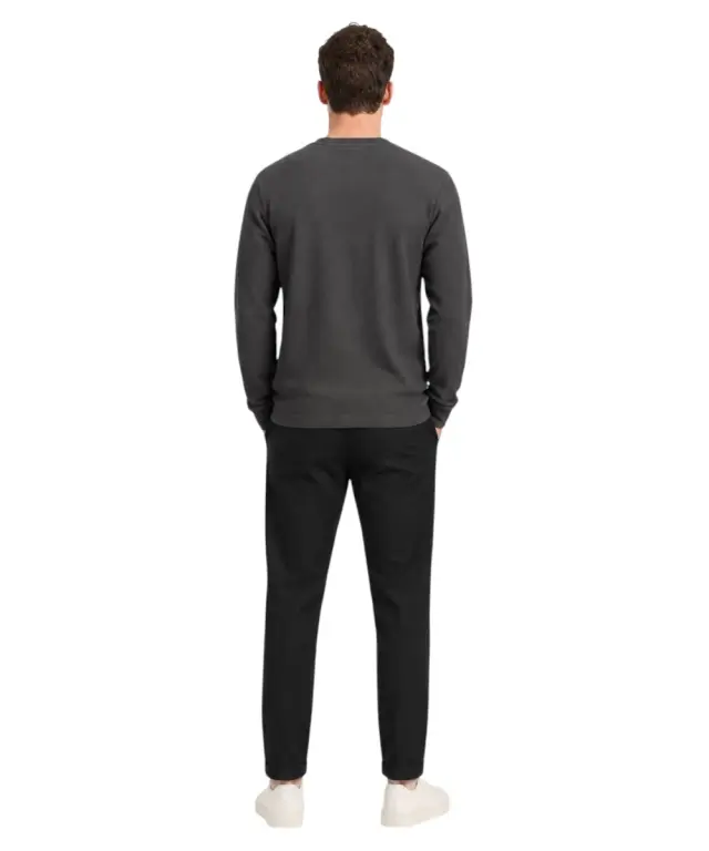 Hugo Boss - Ανδρική Μακρυμάνικη Μπλούζα We Tempest 50574199-001 Μαύρο 2