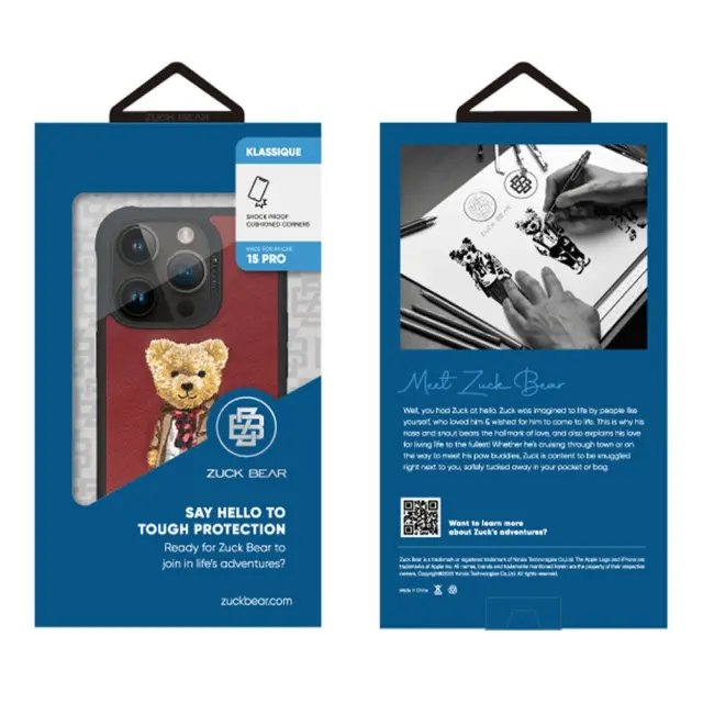 Zuck Bear Case-Iphone 15 Pro 2