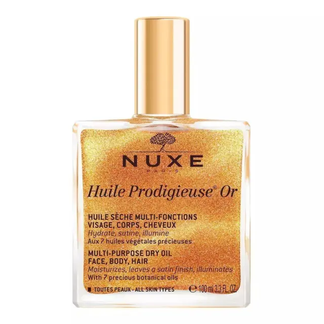 Nuxe Huile Prodigieuse OR Ξηρό Έλαιο Monoi με Λάμψη για Πρόσωπο, Μαλλιά και Σώμα 50ml