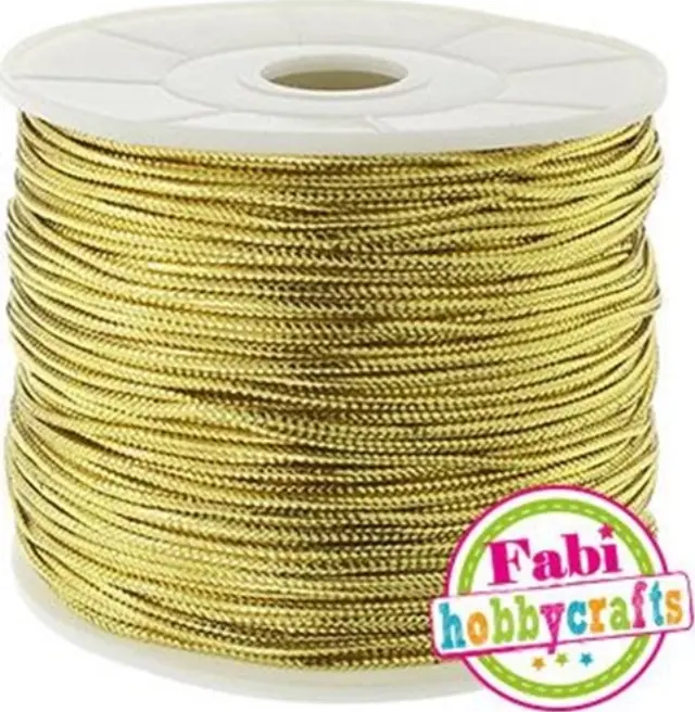 Κορδόνι Μεταλλικό Fabi # 2mm x 50m Χρυσό