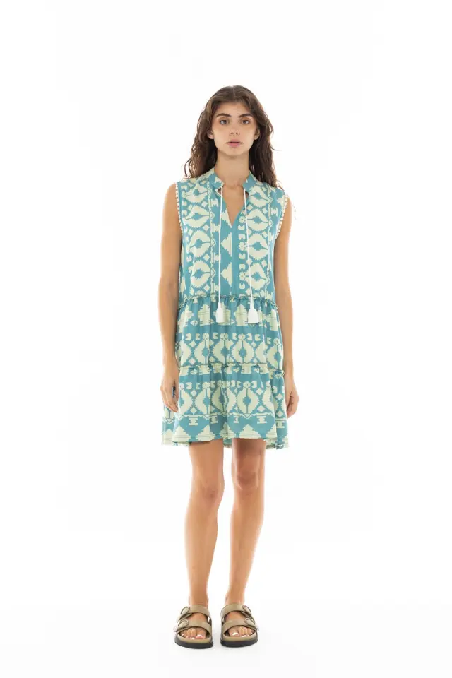 B331 - Type - BEACHWEAR EMBROIDERY AQUA
