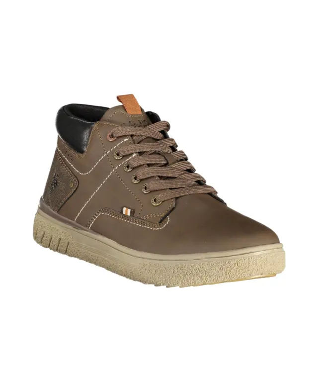 U.S. Polo Assn. - Ανδρικά Μποτάκια Eco-Leather PYRO001MGUT1-002 Καφέ 2