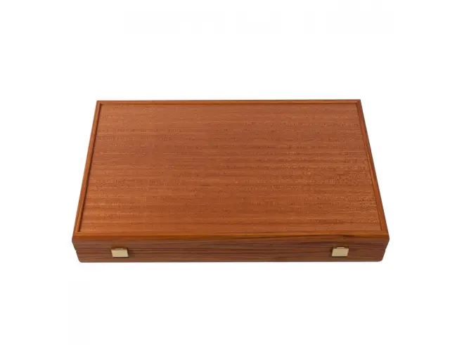 Σετ Χειροποίητο Τάβλι Classic Mahogany Manopoulos με υποδοχές για πούλια και διαστάσεις 30x17cmBMM3 2