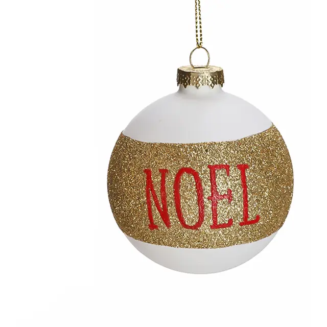 Γυάλινη μπάλα noel 8x8x8cm HomeGuru 25118 BL386_b