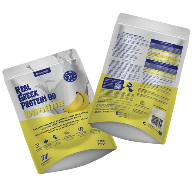 Αιγοπρόβεια Πρωτεΐνη Whey με γεύση Μπανάνα 500g 3