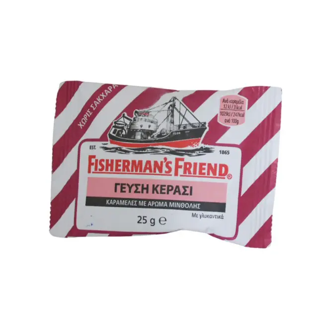 Fisherman's Friend Cherry Καραμέλες για τον Πονόλαιμο με Γεύση Κεράσι 25gr