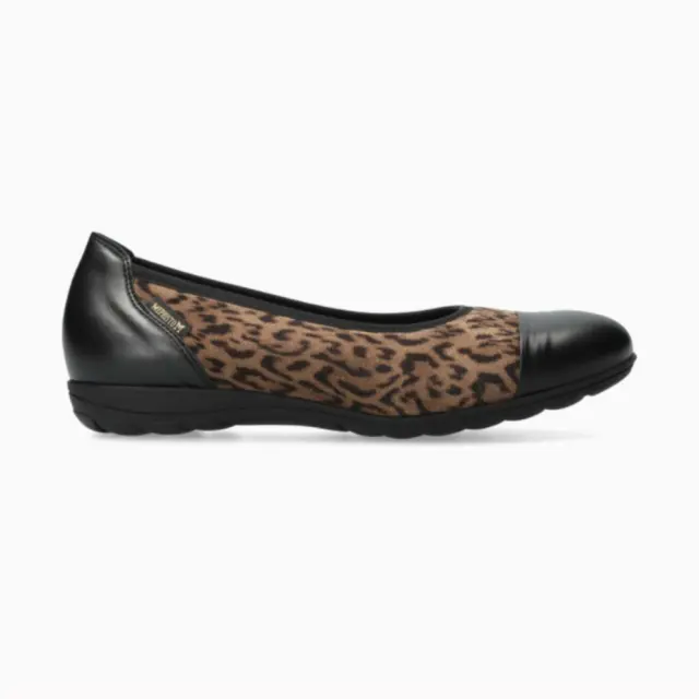 Mephisto Μπαλαρίνες Γυναικείο δέρμα Nubuck Μαύρο MEP/ERIKA BLACK