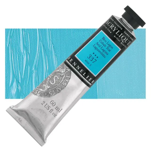 Ακρυλικό Sennelier Extra Fine - 337 Coballt Teal S5 - 60ml