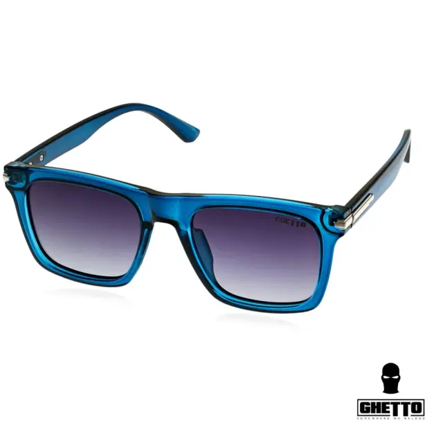 Ghetto New Fashion ClearBlue Design Sunglasses Unisex