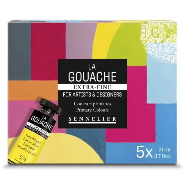 Σετ Τέμπερες Sennelier Extra Fine 5 Χρώματα 21ml