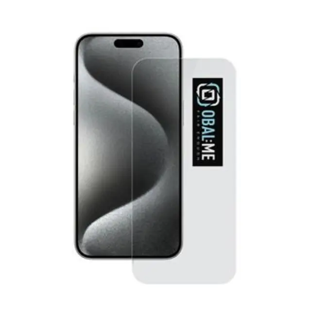 OBAL:ME 2.5D Glass Screen Protector for Apple iPhone 15 Pro Max Clear