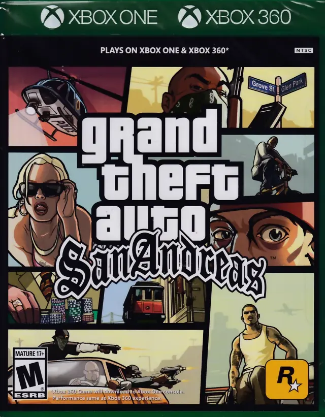 Grand Theft Auto San Andreas (GTA) (X360/XONE) - Xbox One