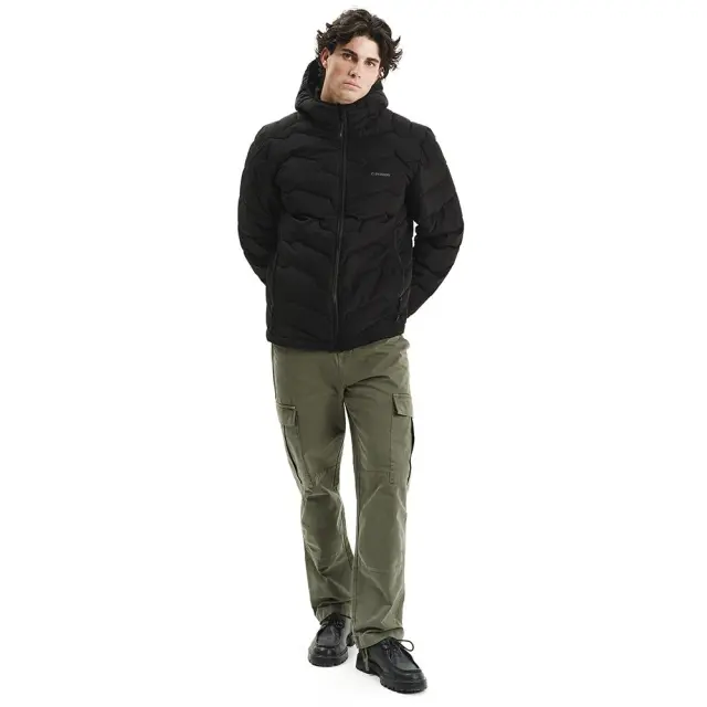 Emerson Hooded Puffer Jacket (252.EM10.56-Black) - Μαύρο 3