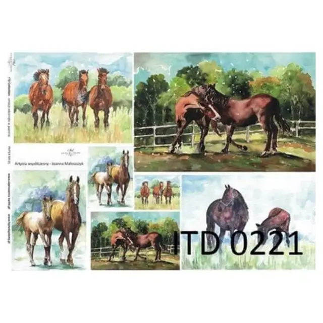 Χαρτί ITD για Decoupage 30x42 cm, 60gr