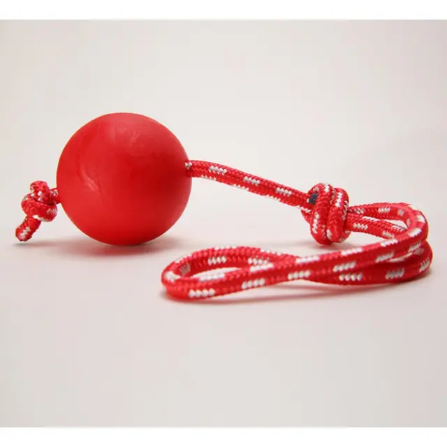 Κόκκινη Μπάλα με Σχοινί Μήκος: 72cm