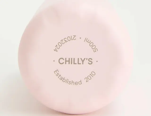Δοχείο Φαγητού Chilly's με χωρητικότητα 500ml και διατήρηση θερμοκρασίας 6h ζεστό - Blush Pink 2
