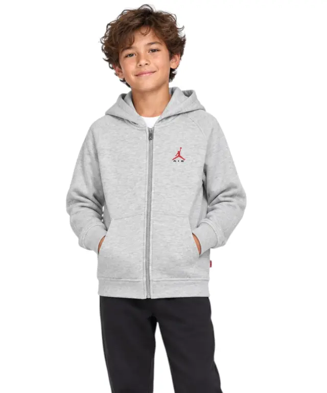 Jordan - Παιδική Ζακέτα Φούτερ Brooklyn JDB 95G314-GLJ Γκρι