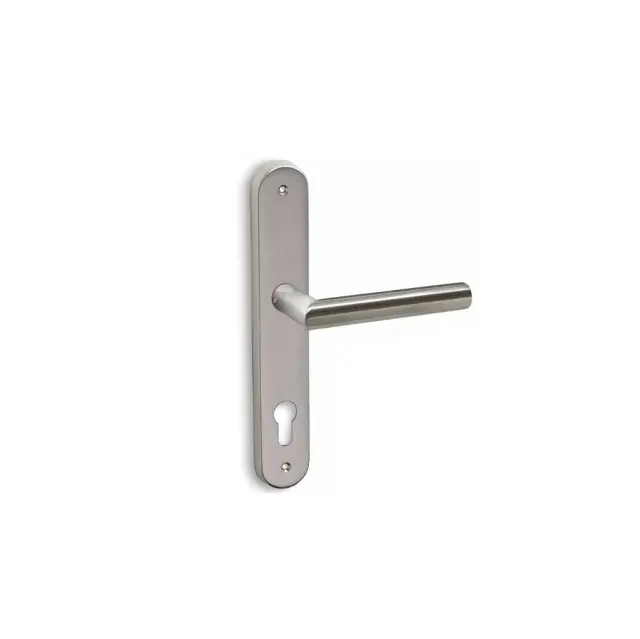 Conset C1705H Inox Πόμολο Μεσόπορτας-Πλάκα (Ζεύγος)