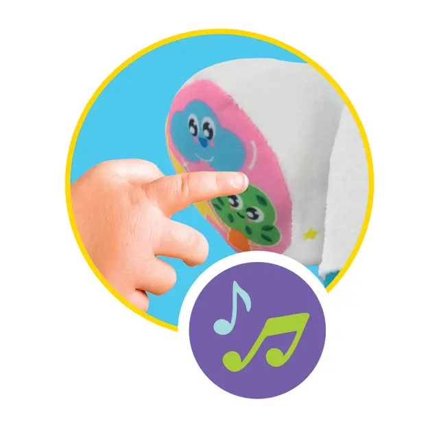 Baby Clementoni Τζενάκι το Μονόκερακι Παιχνίδι που Μιλάει Ελληνικά Βρεφικό (1000-63430) 2