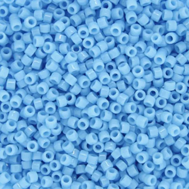 Χάντρα Miyuki Delica 11/0 - DB0725 - Opaque Turquoise Blue ~7gr