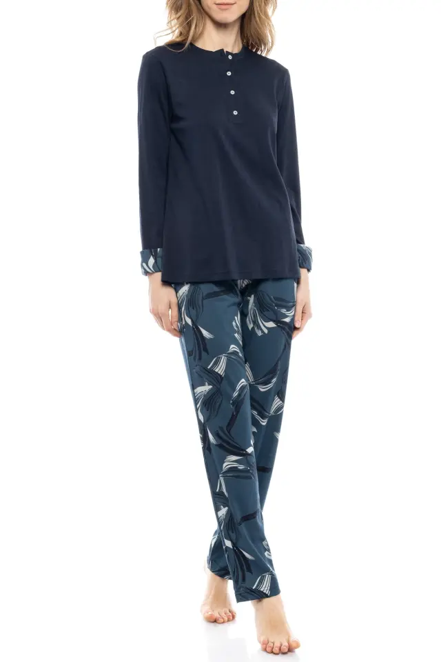 W1168 - Type - PYJAMA BLUE LEAF 3
