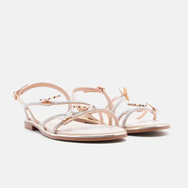 Γυναικεία Σανδάλια Buffalo Kira Snd Butterfly BN1601283 Cream Nude - 39 2