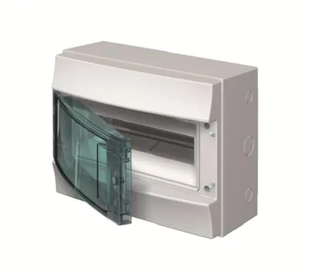 Επίτοιχος πίνακας 12M με διάφανη πόρτα MISTRAL65 CU1202 ABB 73594