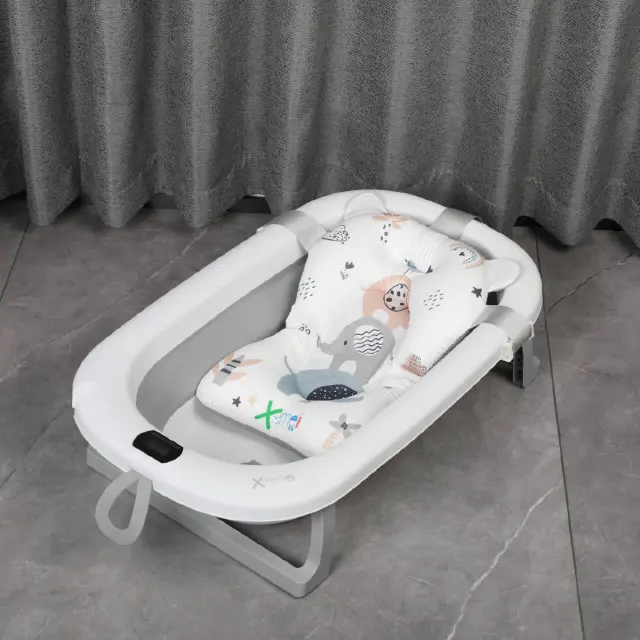 X-TREME BABY ΠΤΥΣΣΟΜΕΝΟ ΜΠΑΝΙΟ ΜΕ ΘΕΡΜΟΜΕΤΡΟ GREY 3