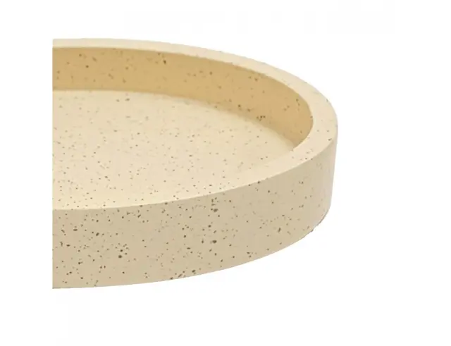 Θήκη για σαπούνι Oria Douceur d'intérieur με διαστάσεις 12.3x8.3x2cm - Sable 1802471 3