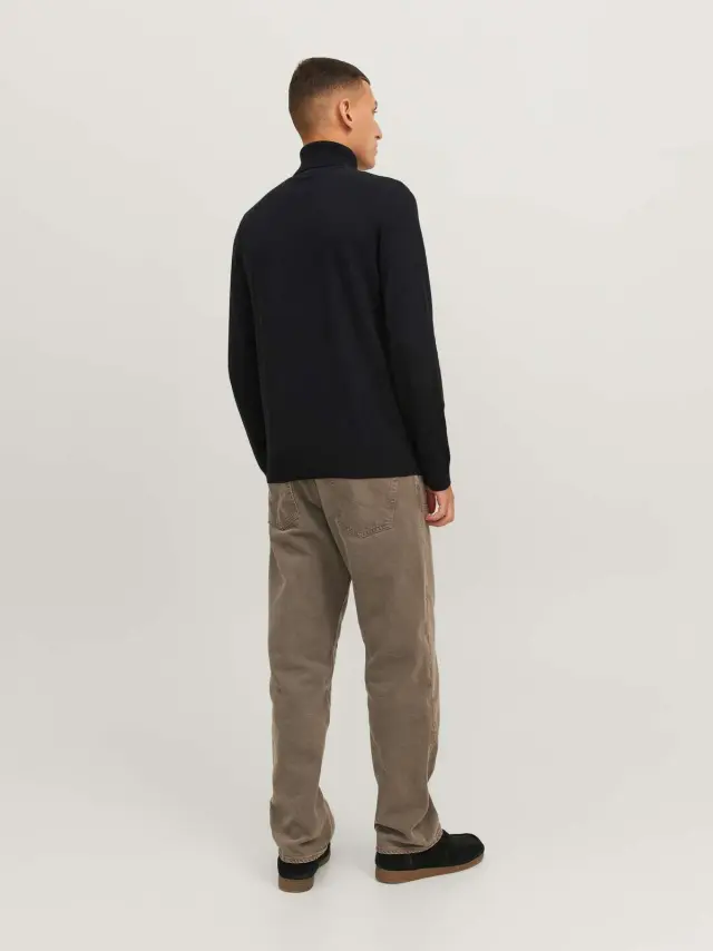 JJEEMIL KNIT ROLL NECK NOOS Black 2