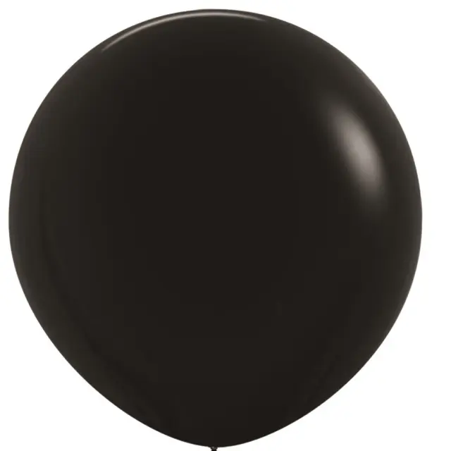 Μπαλόνια Λάτεξ 24 Μαύρο / 3 τεμ - Black