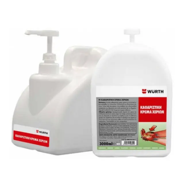 Wurth Κρέμα Καθαρισμού Χεριών 3Lt 0893955610