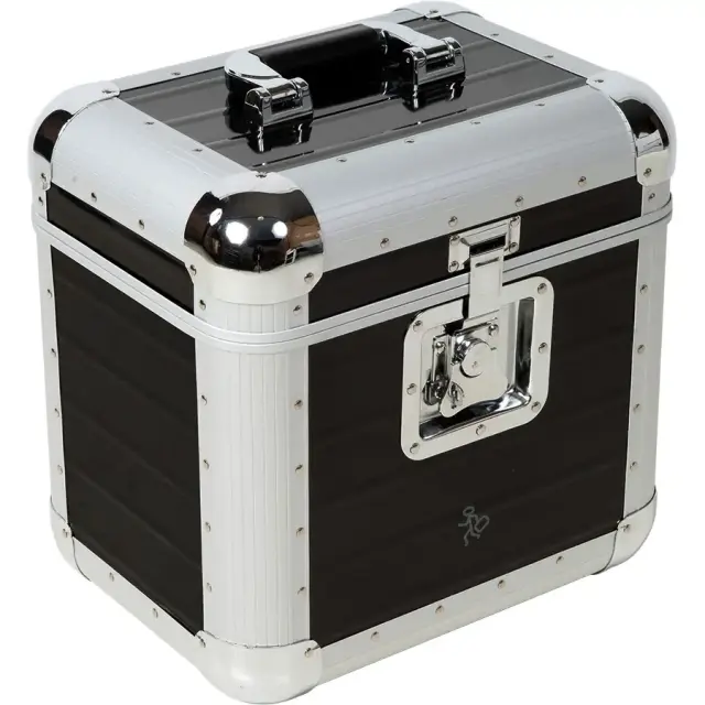 WALKASSE LPCASE-75BK DJ Case 80 Vinyl Black.