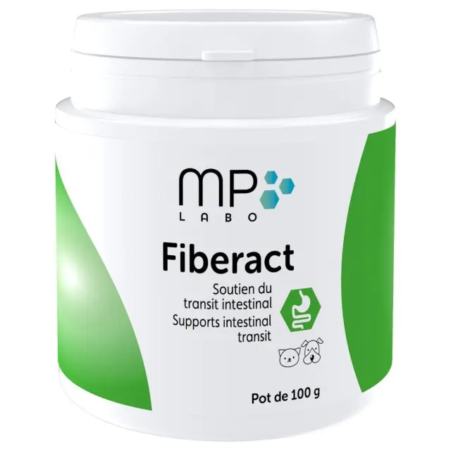 MP Labo Fiberact Συμπλήρωμα Διατροφής Υποστήριξης Εντερικού Σωλήνα για Σκύλους & Γάτες 100gr