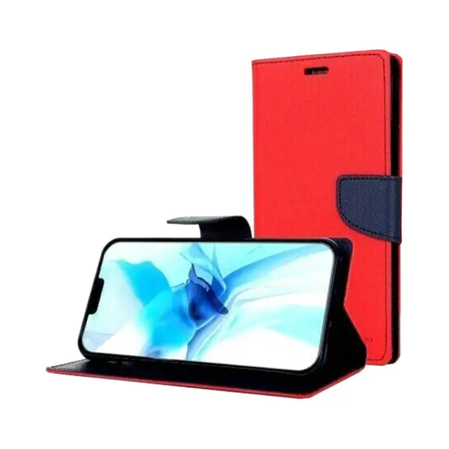 Fancy Book Case Apple iPhone 13 Red 3