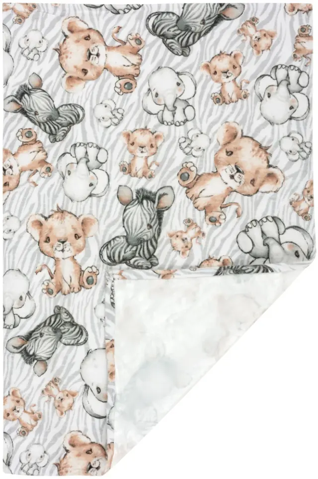 Σελτεδάκι - Πάνα Flannel με Μεμβράνη 75x50cm Sweeties of Savanna 5904506816057