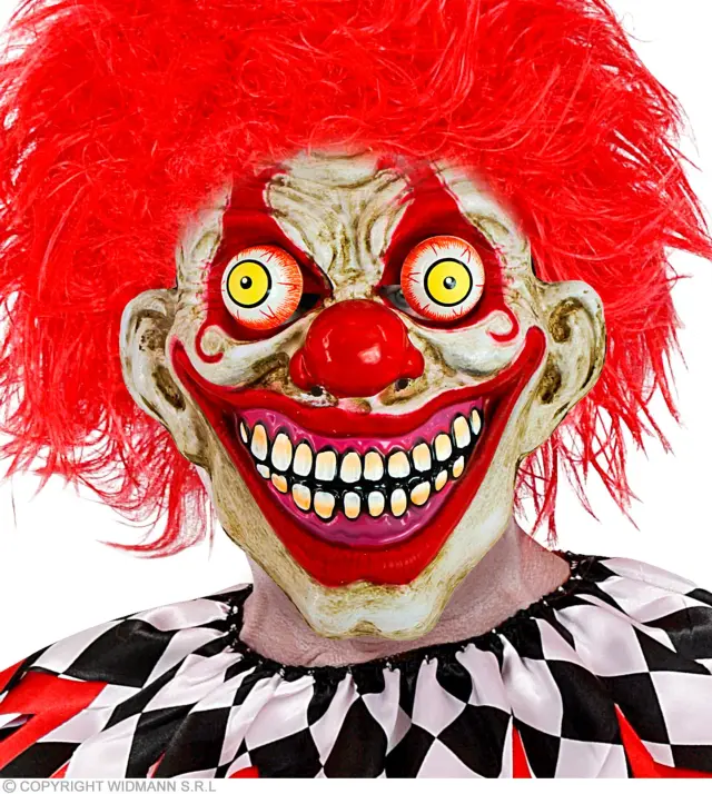 Αποκριάτικο Αξεσουάρ Μάσκα Killer Clown Googly Eyes (Widmann) (W-30304) 2