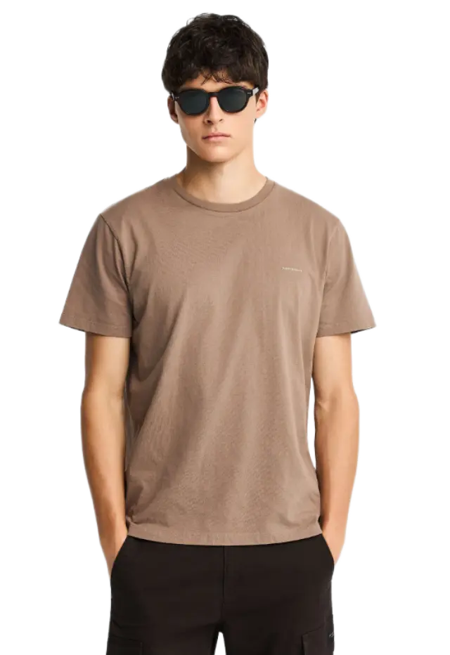 FunkyBuddha ανδρικό μονόχρωμο t-shirt FBM014-001-04-6