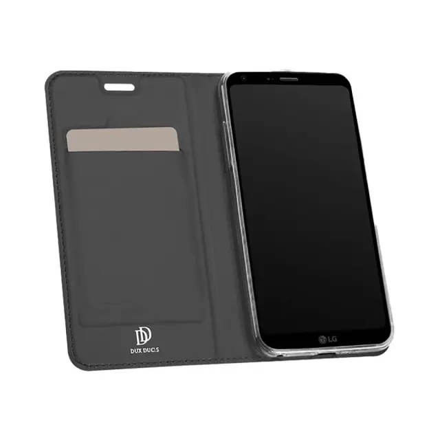 Dux Ducis Skin Pro Series Θήκη Book για LG Q6 Μαύρη 2