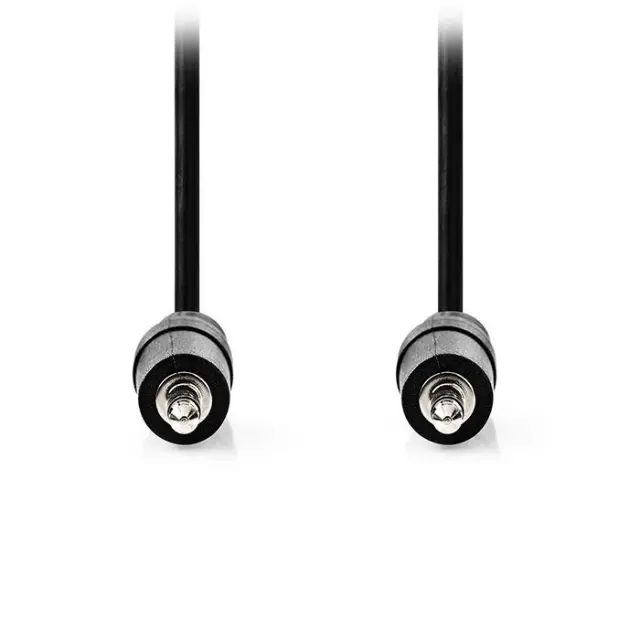 Καλώδιο ήχου 3,5mm αρσ. Stereo - 3,5mm αρσ. Stereo, 1.00m σε μαύρο χρώμα.