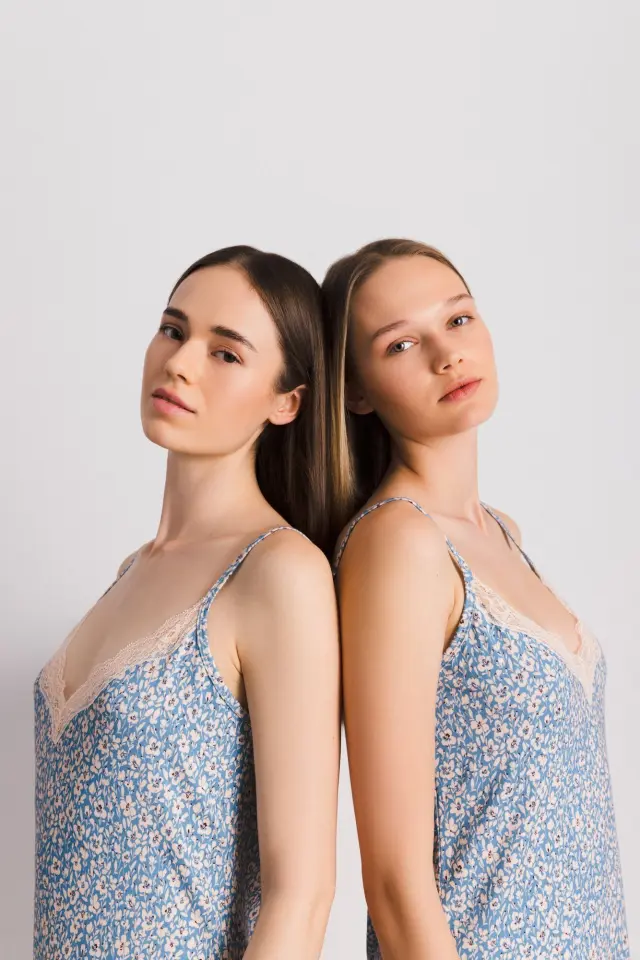 S1409 - Type - BABY DOLL BLUE FLOWER