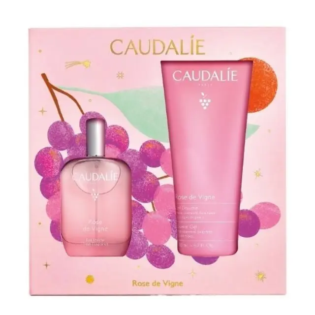 Caudalie Rose De Vigne Σετ Με Γυναικείο Άρωμα 50mL + Αφρόλουτρο 200mL