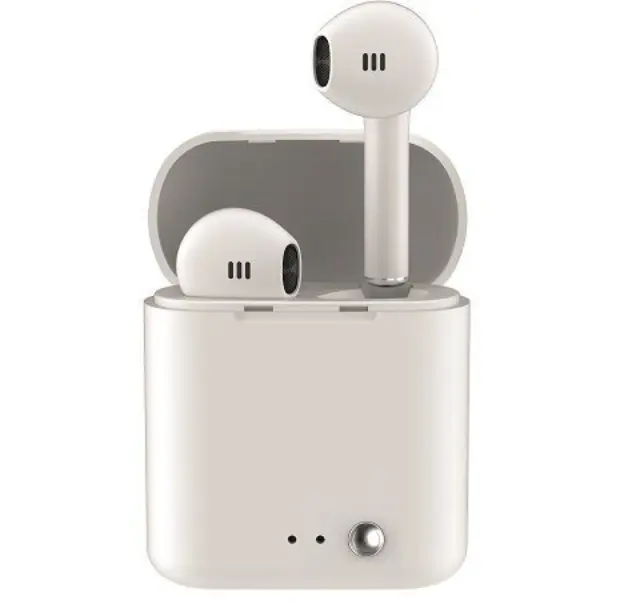 LEDWOOD ασύρματα ακουστικά T14 Bluetooth 5.0 Άσπρα Rubber Finish LD-T14R-TWS-WHI