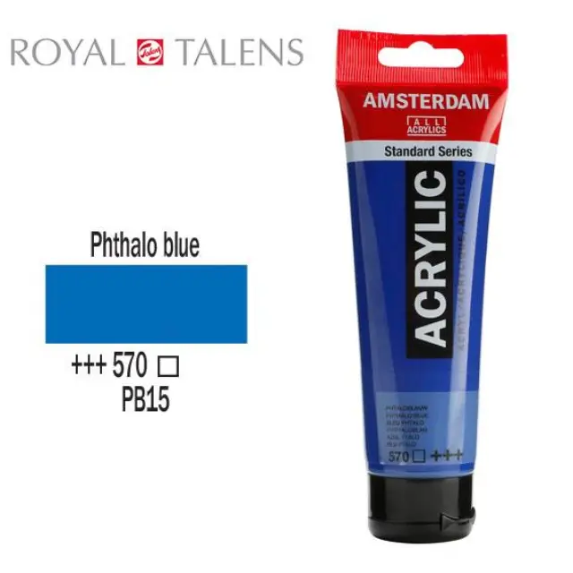 Ακρυλικό Talens Amsterdam 120ml 570 Phth.Blue