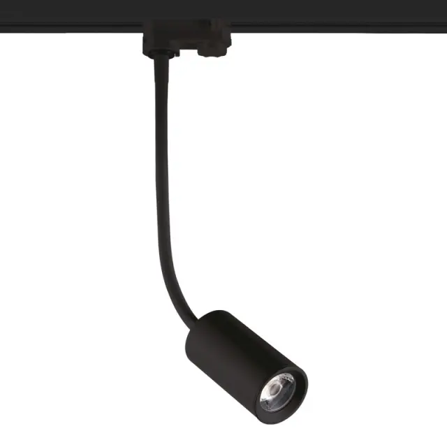 BLACK LED TRACK LIGHT 10W 4000K 4WIRES 24° 900LM 230V Ra80 / OLIV1040B4