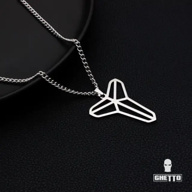 Ghetto Hip Hop Black Mamba SS Basketball Necklace Unisex 3