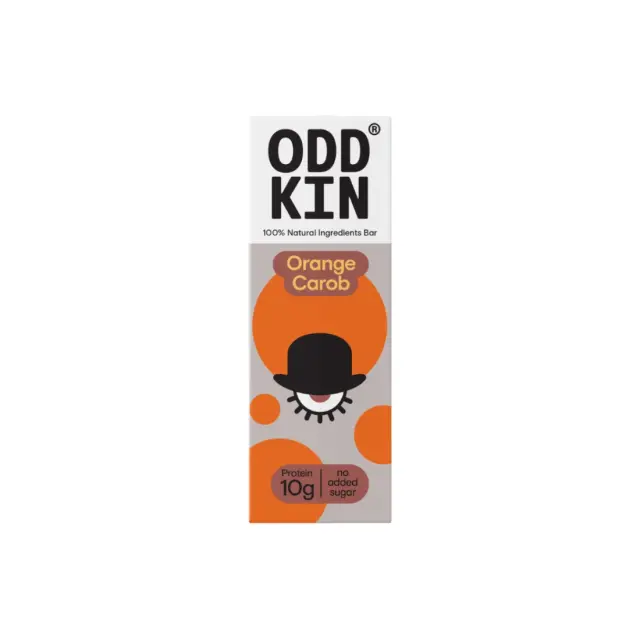 Μπάρα Πρωτεΐνης Πορτοκάλι Χαρούπι • Oddkin • 50γρ