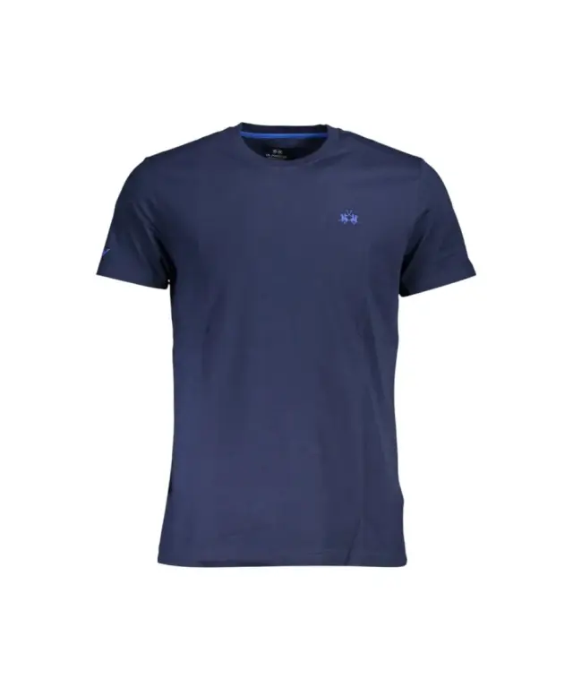 La Martina - Ανδρικό T-Shirt Heritage Regular Fit XMR010-JS206-07017 Μπλε Σκούρο 3