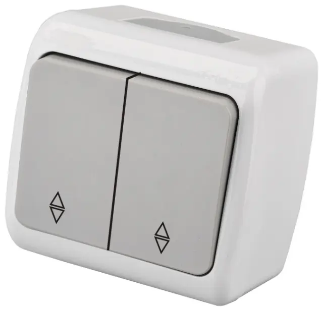 Entac 106+6 Stephan surface mounted alternative switch IP54 15.005.0103