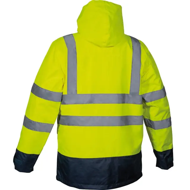 Αδιάβροχο Ανακλαστικό Παρκά 4 σε 1 Cofra Telsen yellow/navy 2